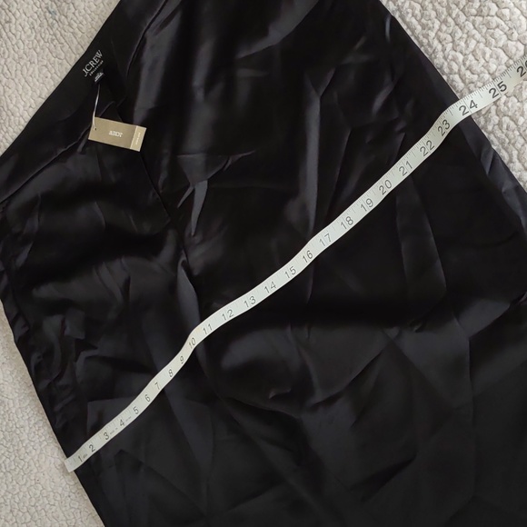 NWT J. Crew Collection 18 Kate Full Length Straight Leg Structured Satin Pant - Picture 7 of 12